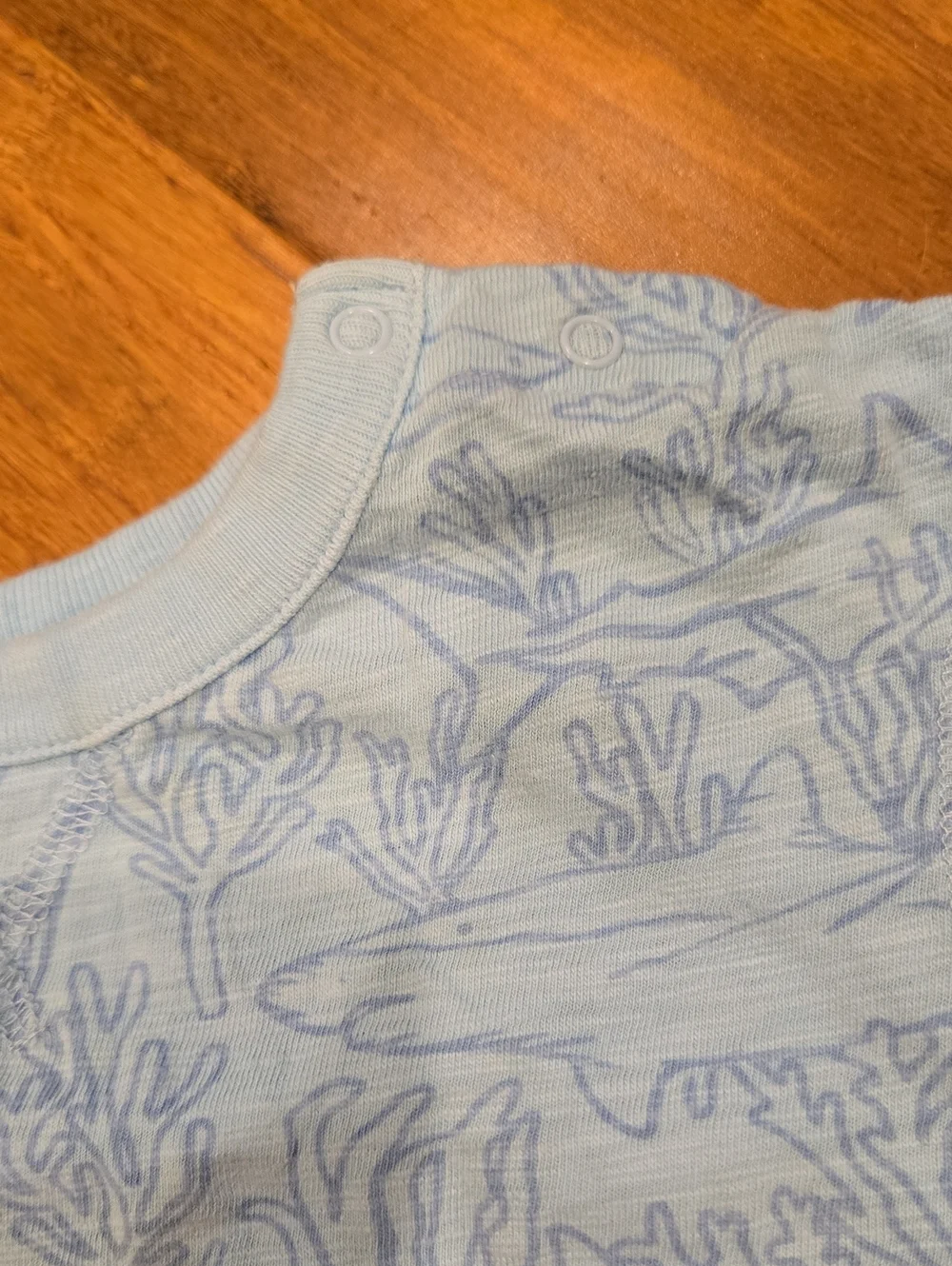 Gap Baby Toddler Blue Shark Shorts Romper